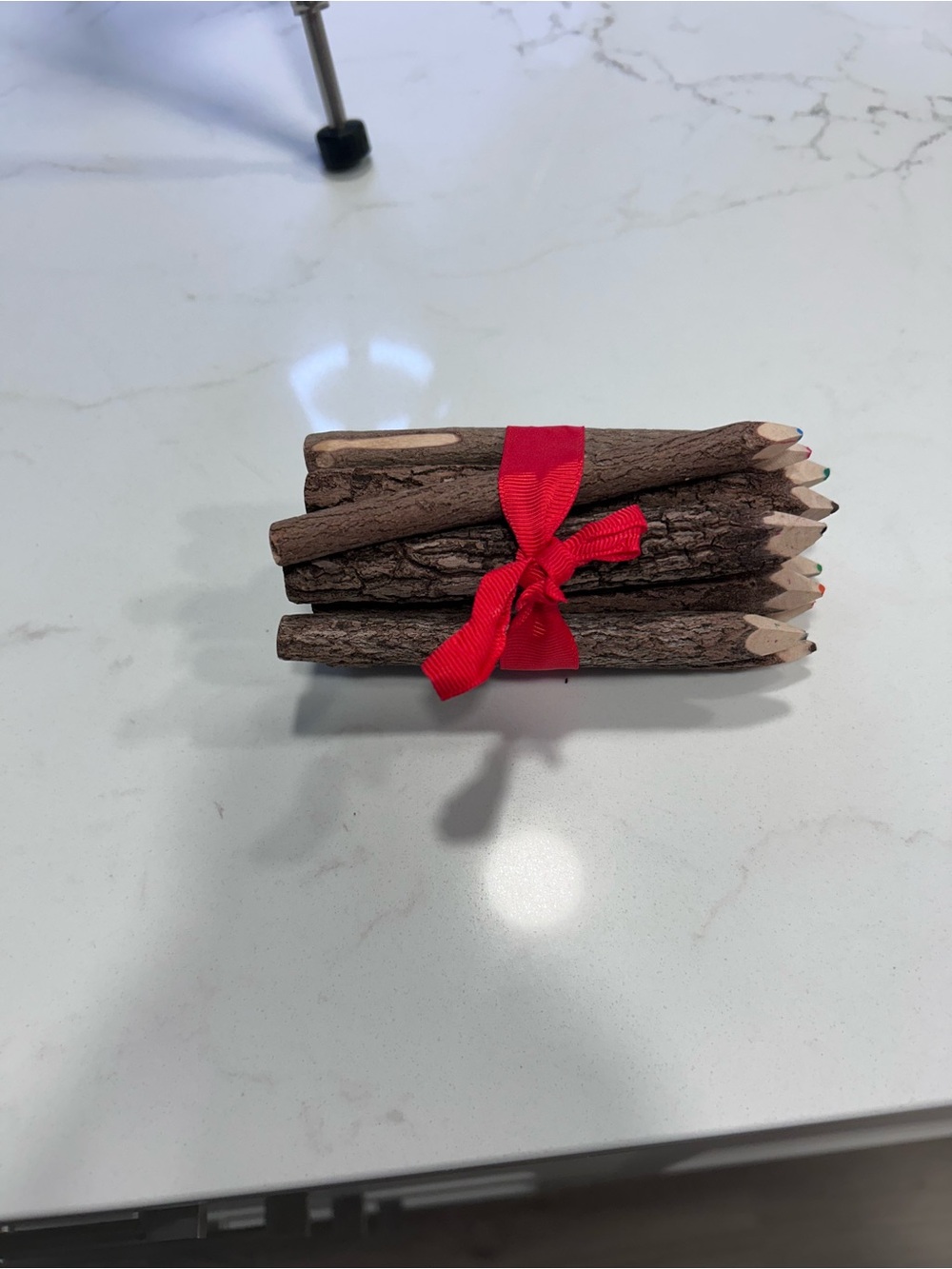 Rustic Wooden Twig Colored Pencils – Set of 12
